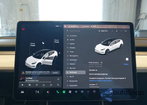 2018 Tesla Model 3 Long Range/Performance from USA, damaged, VIN 5YJ3E1EB4JF096748